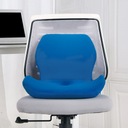Poduszki na krzesła z pianki memory do domu w kolorze niebieskim Kod producenta LOMOLY-72039220