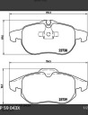 BREMBO DROIT 59 043X KLOCEK DE FREIN JEUphoto 16