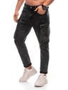Pánske cargo džínsové nohavice 1410P grafitové 29 Pohlavie Výrobok pre mužov