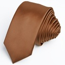Узкий мужской галстук «селедка» SLIM FIT шириной 6 см для костюма, гладкий жаккардовый костюм wp31