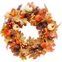 Осенний венок на входную дверь 20 дюймов,
