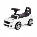 PUSH ride-on +12 м Полесье, белый автомобиль С ЧЕРНЫМИ АКСЕССУАРАМИ