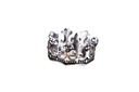 КОРОНА СЕРЕБРЯНОЕ СТАЛЬНОЕ КОЛЬЦО С ПЕЧАТКОЙ KING KING