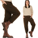 Moda Fresca F725 Повседневные БРЮКИ-баллоны, эластичный пояс