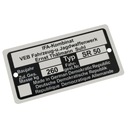 ТАБЛИЧКА ГЕРМАНИЯ ORG SIMSON SR50 СКУТЕР