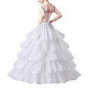 Dámske 4-obručové 5-vrstvové svadobné šaty spodnička Dominujúci materiál iný
