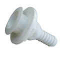 Белый проход на палубу, диаметр 25мм, длина 81мм.