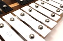 Хроматические колокольчики 27 тонов, 4 барабанные палочки, черный КРЫШКА