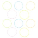 10 ШТ. МЯГКИЕ СИЛИКОНОВЫЕ БРАСЛЕТЫ С ГЕЛЕВЫМ ПОКРЫТИЕМ.