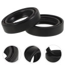 2 SZT. TRWALY BLACK PLASTIC KIT SEALING MATERIALS OLEJOWYCH SHOCK ABSORBER FRONT MOTORCYCLE  photo 9