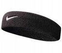 FROTKA NA GŁOWĘ WŁOSY SPORTOWA OPASKA NIKE SWOOSH HEADBAND CZARNA