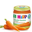 HIPP FIRST ORGANIC VEGETABLES МОЛОДАЯ МОРКОВЬ 4м 125г
