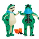 Взрослый надувной костюм лягушки Пасхальный костюм одеваются