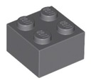 LEGO BELKA 2X2 CIEMNOSZARA NR 3003 ZA 10 SZT