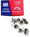 Pinezki srebrne 50szt.