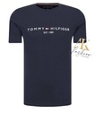 T-shirt męski Tommy Hilfiger EST. MW0MW11465 granatowy r. M