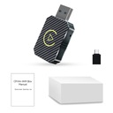 Bezprzewodowy adapter Android Auto CarPlay 2 w 1 Plug and Play Mini Car AI Box