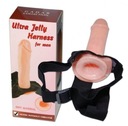 Протез пениса для мужчин Ultra Jelly Harness без вибрации