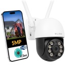 ZEWNĘTRZNA OBROTOWA KAMERA WIFI IP 5MP ULTRA HD AUDIO SMART ZOOM IP66 ...