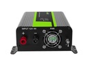 Automobilový menič PRO invertor GreenCell 12V 230V 500W 1000W USB Čistý výkon 500 W