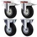 KOMPLET 4 SZT. KÓŁ fi 125 wózek regał 23STGU125