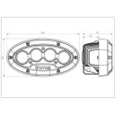 LED PHARE TRAVAILLÉ 4000 LUMENY, 10-60V S.164169photo 4