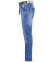 Klasické pánske džínsové nohavice s opaskom 36 Značka Agrafka