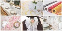 ОРГАНЗА ОРД ЧЕРНЫЙ x1 свадебное украшение скатерть-дорожка для свадебного стола тюль