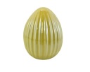 ЖЕЛТОЕ КЕРАМИЧЕСКОЕ ЯЙЦО, ГОФРИРОВАННОЕ