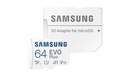 Карта памяти Micro SD SAMSUNG EVO Plus 64 ГБ 130 МБ