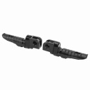 1 ПАРА PODNOZKI ПЕРЕДНЯ МОТОЦИКЛА КОРОТКА РУЧКА PROCES CNC T6063 RD  (18153738338) фото min 5