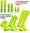 Шкарпетки Sesto Senso Жовтий Neonowy 3 Pary