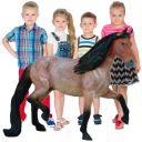 Игрушки для TREASURE HORSES COLLECTA Жеребец породы мангаларга для КОЛЛЕКЦИИ