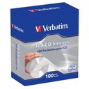 Белый конверт для компакт-дисков с окошком Verbatim 100 шт.
