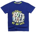 CHŁOPIĘCA koszulka i szorty 438 BOYS RULE 2A deni Marka Inna marka