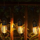 Садовые гирлянды 10M 22X E27 Светодиодная лампа + водонепроницаемый кабель