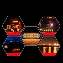 4X 12LED STROBOSKOPY D'AVERTISSEMENT AUTOMOBILE FEUX STROBOSKOPOWE 12/24Vphoto 11