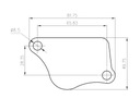 ZU_EGR_44 BRIDA CIEGA EGR OPEL ASTRA VECTRA ZAFIRA 2.2 Z22SE 