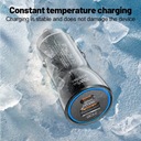 30W PD QC 3.0 FLASH CAR CHARGER FAST CHARGING USB C CHARGING PARA APPLE 