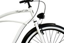 Мужской велосипед Beach Cruiser 26 BONNIE Royal Bi shimano 3 скорости ретро белый