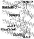 JOINT ROTULE BRAS DE SUSPENSION AVANT INFÉRIEUR AUDI A5/S5 COUPE/SPORTB 2320-Q5LOWFphoto 14