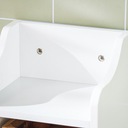 FRG177-W Držiak toaletného papiera Úložný priestor na toaletný papier Koupelnov Výška nábytku 99 cm