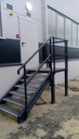Ступеньки WEMA 1000x240 мм | оцинкованный | металлические лестницы, ступени