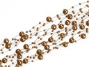 ГИРЛАНД, ЖЕМЧУЖНАЯ ГИРЛАНД, веревка, 7,5 м, КОРИЧНЕВЫЙ