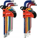 КЛЮЧИ ШЕСТИГРАННЫЕ 1,5-10ММ 9ШТ. + TORX T10-T50 9шт. ЯТО НАБОР