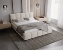 Beżowe łóżko tapicerowane NOLE 160x200 Marka inna
