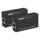 Преобразователь-удлинитель HDMI в LAN ЧЕРЕЗ ВИТОЙ КАБЕЛЬ RJ45 60M