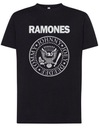ФУТБОЛКА RAMONES PUNK ROCK, ЧЕРНАЯ