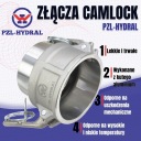 ЗАГЛУШКА РАЗЪЕМ CAMLOCK DP MESKA 16BAR АЛЮМИНИЙ 2 1/2″ X 63MM PZL HYDRAL  фото 6