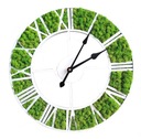 Часы металлические в стиле лофт, мох хроботек, 40 см, белые